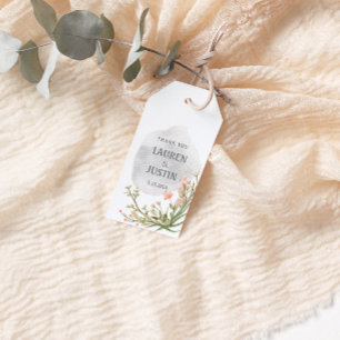 Magische Waldflora Gastgeschenk Hochzeit Geschenkt Geschenkanhänger