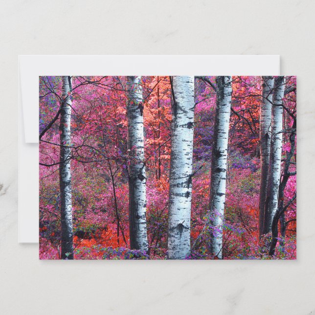 Magische Waldsommer-Sonnenwende-Party Einladung (Vorderseite)