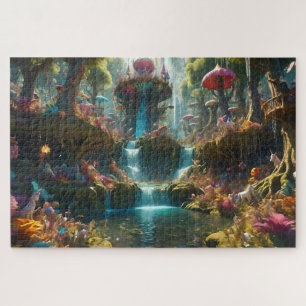 Magische Wasserfall Landschaft