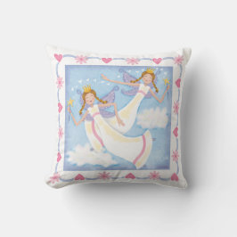 Magische Wasserfarben Personalisierte Girls Kissen