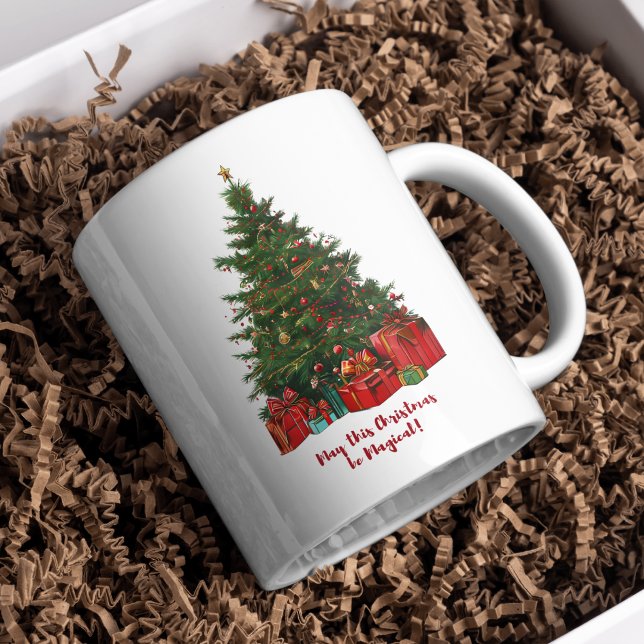 Magische Weihnachtsbaum-Tasse Kaffeetasse (Von Creator hochgeladen)
