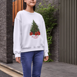Magische Weihnachtsbaume Sweatshirt