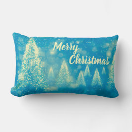 Magische Weihnachtsbaumen Frohe Weihnachten Lendenkissen