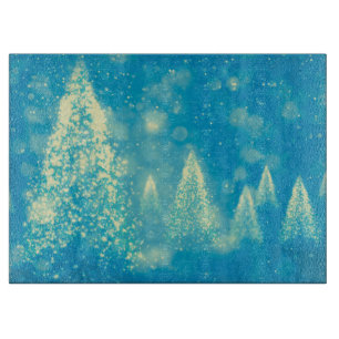 Magische Weihnachtsbaumen Schneidebrett