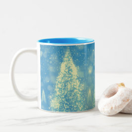 Magische Weihnachtsbaumen Zweifarbige Tasse