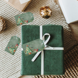 Magische Weihnachtsbaumvorführungen Geschenkanhänger