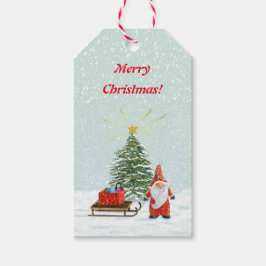 Magische Weihnachtsfeier Geschenkanhänger