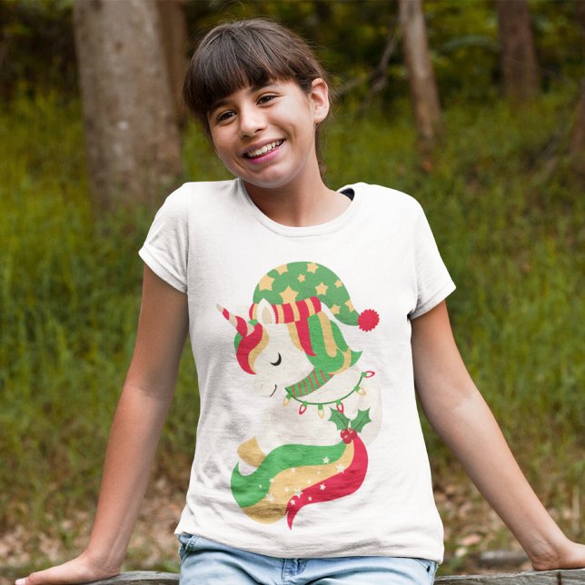 Magische Weihnachtsfeier Niedlich Girly Tri-Blend Shirt (Von Creator hochgeladen)