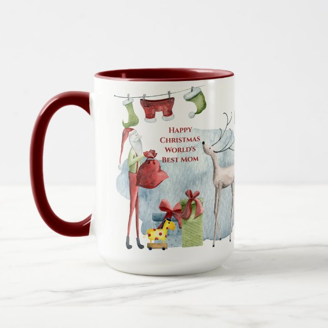Magische Weihnachtsfeier Tasse für Weltbeste MAMA  (Links)