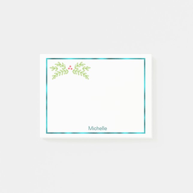 Magische Weihnachtsfrau-ID441 Post-it Klebezettel (Vorderseite)