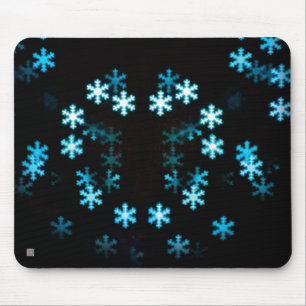 Magische Weihnachtsschneeflocken Mousepad