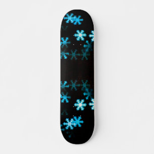 Magische Weihnachtsschneeflocken Skateboard
