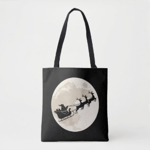Magische Weihnachtsvollmond-Santaschlittenfahrt Tasche