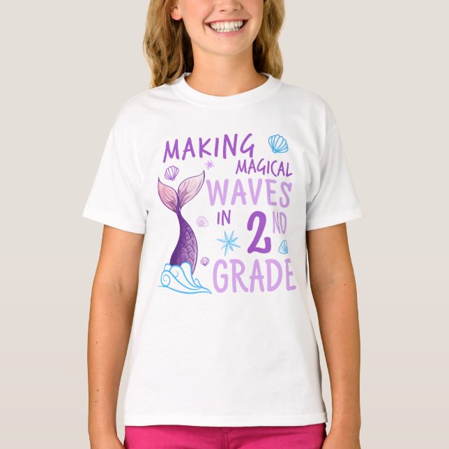 Magische Wellen im 2. T - Shirt (Vorderseite)