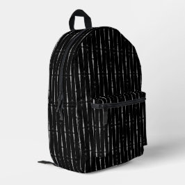 Magische Wellen über Print-Backpack Bedruckter Rucksack