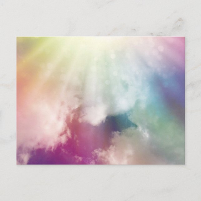 Magische Wolken Postkarte (Vorderseite)