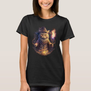 Magische Zauberkatze Fantasy Kätzchen  2 T-Shirt