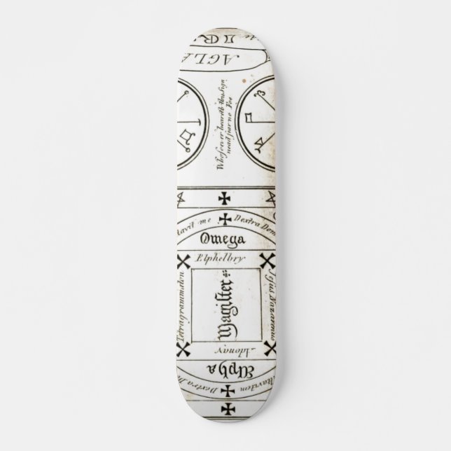 Magische Zeichen Skateboard (Vorne)