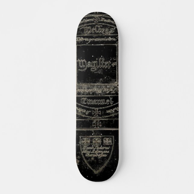 Magische Zeichen Skateboard (Vorne)