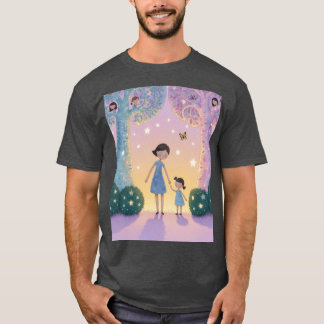 Magischer Abendsspaziergang mit Mama Caesium Vinta T-Shirt