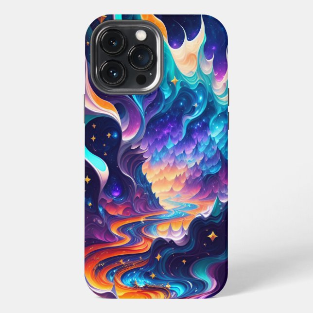 Magischer Abstrakter iPhone 13 Pro Max Hülle (Rückseite)