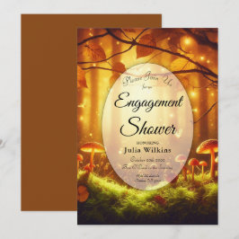 Magischer Bernsteinwald Fairytale Verlobung Dusche Einladung