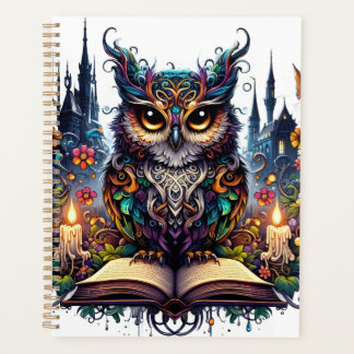 Magischer Bücher-Owl Planer