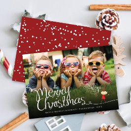 Magischer Cartoon Elf Frohe Weihnachten Foto Urlau