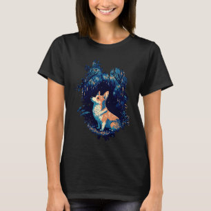 Magischer Corgi im verzauberten Wald T-Shirt