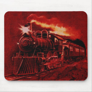 Magischer Dampfzug Motor Viktorianisch Train Mousepad