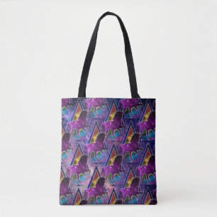 Magischer Einhorn-Regenbogen-Nebelfleck Tasche
