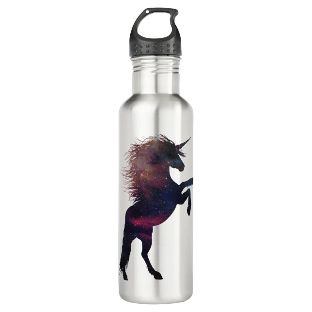 Magischer Einhornnebel Edelstahlflasche (Vorderseite)