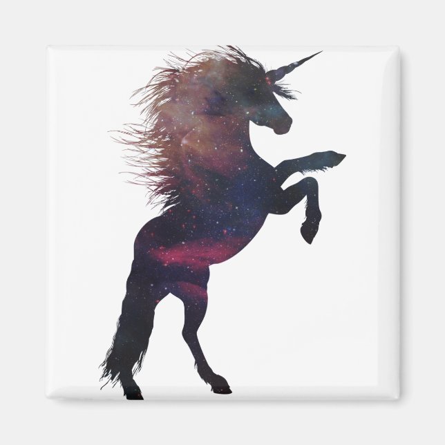 Magischer Einhornnebel Magnet (Vorne)