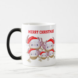 Magischer Farbwechsel Axolotl Weihnachtsbecher Verwandlungstasse