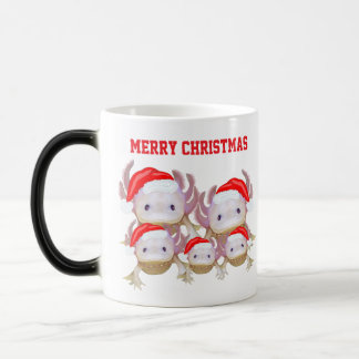 Magischer Farbwechsel Axolotl Weihnachtsbecher Verwandlungstasse