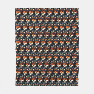 Magischer Fox - Zauberfantasy Fleecedecke