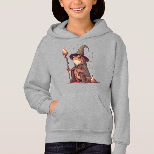 Magischer Froschassistent Hoodie (Vorderseite)