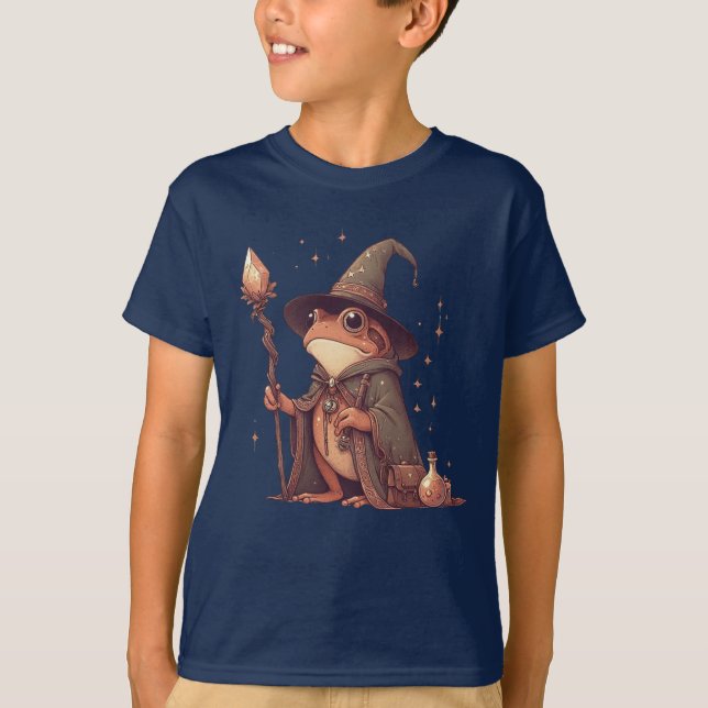 Magischer Froschassistent T-Shirt (Vorderseite)