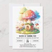 Magischer Fungi Toadstool Geburtstag