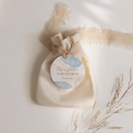 Magischer Glitzer Abstrakt Baby Shooting Monogram Quadratischer Aufkleber