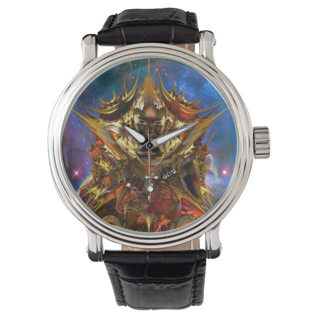 Magischer Goldener Star Armbanduhr (Vorderseite)
