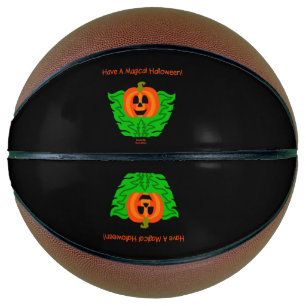 Magischer Halloween Kürbis Basketball