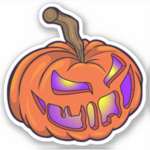 Magischer Halloween Pumpkin Aufkleber