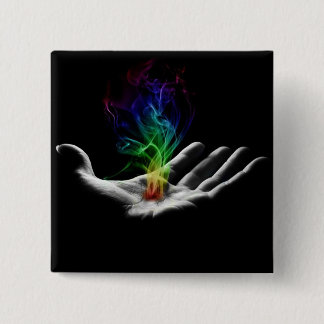 Magischer Handknopf Button