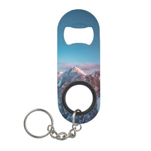 Magischer Himmel über dem Berg Storžič, Slowenien Mini Flaschenöffner
