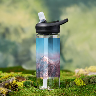 Magischer Himmel über dem Berg Storžič, Slowenien Trinkflasche
