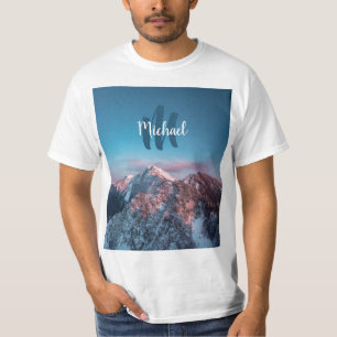 Magischer Himmelsmonogramm Berg Storžič Slowenien T-Shirt