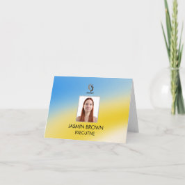 Magischer Hintergrundname Personalisiert  Dankeskarte