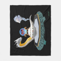 Magischer Keramik-Drache-Laterne-Flanelldecke
