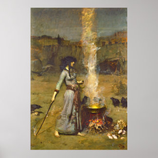Magischer Kreis 1886 Poster